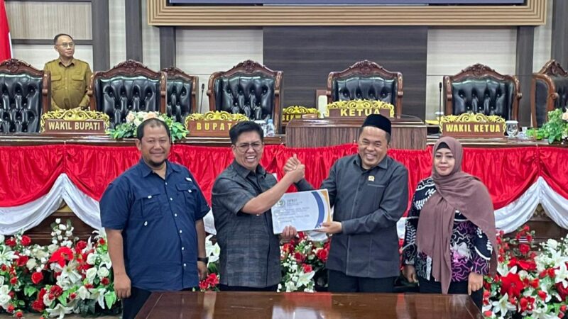 Penyerahan Laporan Pertanggungjawaban Anggaran 2025 Pemkab ke DPRD Kukar (Latif/Eksposisi)