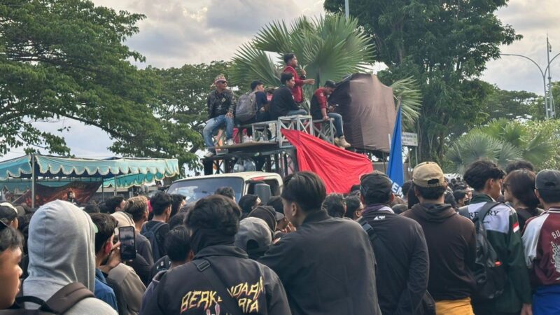 Aksi 214 di Kantor Gubernur Kaltim (Istimewa)