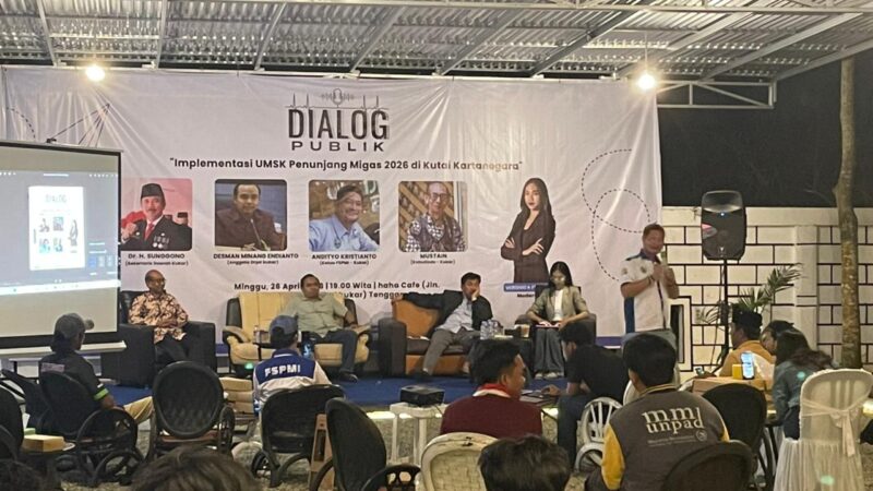 Dialog Publik dengan tema Implementasi UMSK Penunjang Migas 2026 (Latif/Eksposisi)