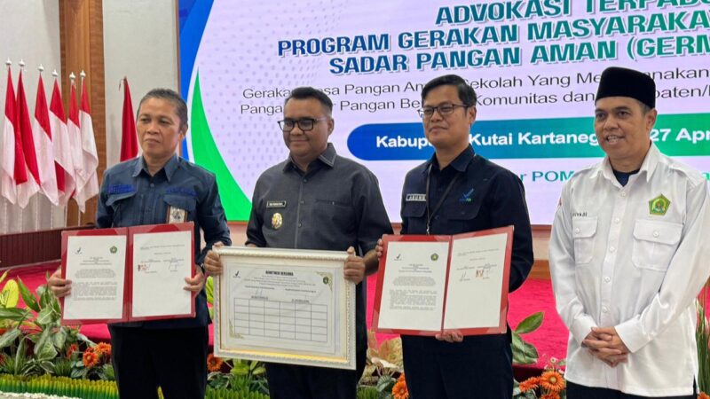 Penandatanganan MoU Kegiatan Advokasi Terpadu Gerakan Pangan Aman (Latif/Eksposisi)