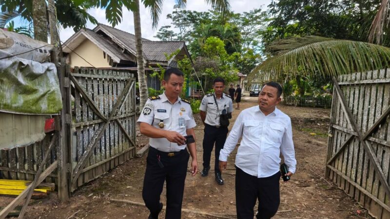 Pemeriksaan lahan Sarana Edukasi dan Asimilasi Lapas Kelas IIA Tenggarong (Istimewa)
