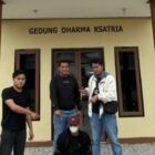 Unit Reskrim Polsek Sangasanga mengamankan terduga pelaku kekerasan terhadap anak (Istimewa)
