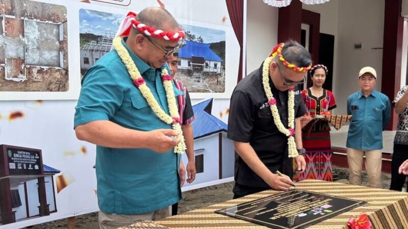 Peresmian Kantor Desa Sungai Payang Ilir (Istimewa)