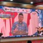 Bupati Kutai Kartanegara, Aulia Rahman Basri memberikan sambutan dalam acara Launching SP2D Online (Latif/Eksposisi)