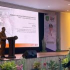 Bupati Kutai Kartanegara, Aulia Rahman Basri saat memberikan sambutan (Latif/Eksposisi)