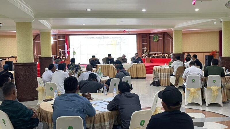 RDP DPRD Kukar terkait konflik lahan antara masyarakat dan perusahaan di Muara Kaman (Latif/Eksposisi)