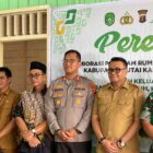 Peresmian dan peninjauan rumah layak huni kolaborasi Pemkab Kukar bersama Polres dan BAZNAS (Latif/Eksposisi)