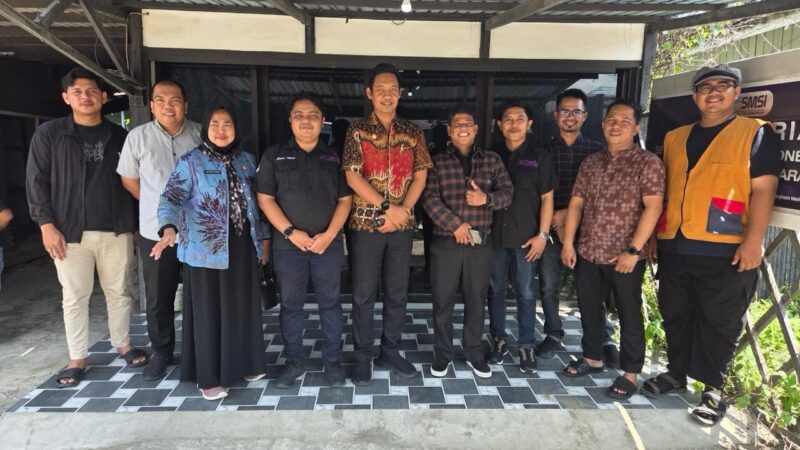 Konsolidasi Bawaslu Kutai Kartanegara di Sekretariat SMSI Kutai Kartanegara (Istimewa)