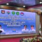 Bupati Kutai Kartanegara, Aulia Rahman Basri saat memberi sambutan (Latif/EKsposisi)