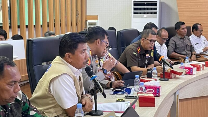 Rapat Koordinasi Tim Terpadu Penanggulangan Dampak Kekeringan serta Pencegahan dan Penanggulangan Karhutla di wilayah Kabupaten Kukar (Latif/Eksposisi)