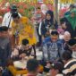 Suasana Beseprah dalam rangkaian Erau Adat Kutai 2026 di kawasan Keraton Kesultanan Kutai Kartanegara Ing Martadipura (Latif/Eksposisi)