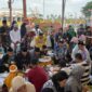 Suasana Beseprah dalam rangkaian Erau Adat Kutai 2026 di kawasan Keraton Kesultanan Kutai Kartanegara Ing Martadipura (Latif/Eksposisi)