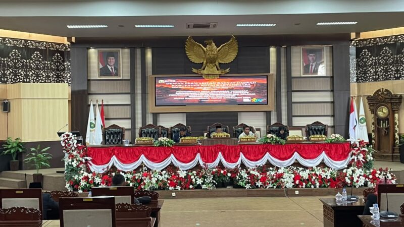 Rapat Paripurna DPRD Kutai Kartanegara (Latif/Eksposisi)