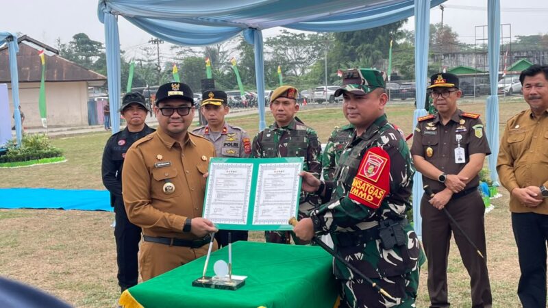 Pembukaan TNI Manunggal Membangun Desa ke-130 di Kecamatan Loa Kulu (Latif/Eksposisi)
