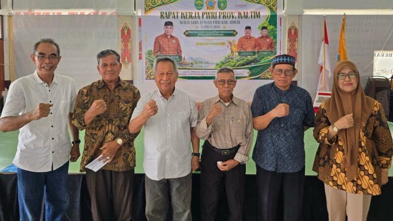 Rapat kerja PWRI Kalimantan Timur (Istimewa)